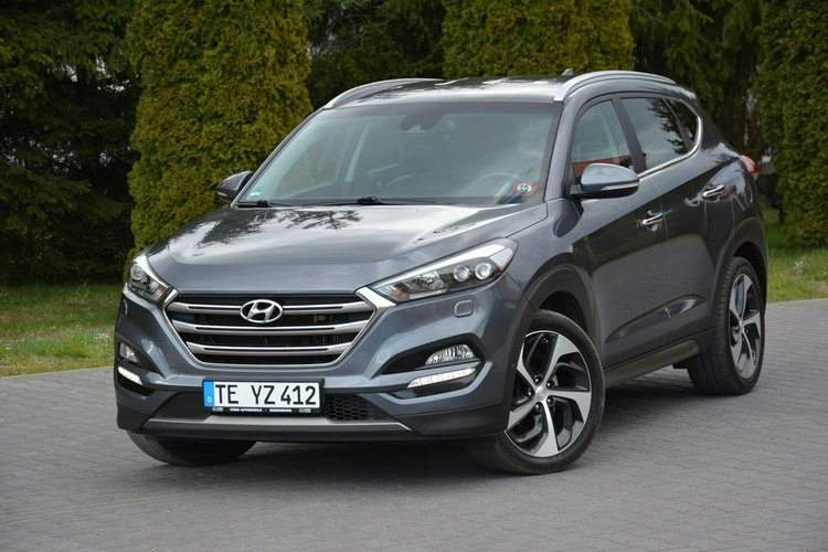 Hyundai Tucson Premium Skóry biXenon Led BLIS Wentyl. Fotele Radar Navi Kamera AWD zdjęcie 2