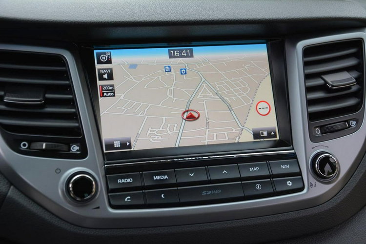 Hyundai Tucson Premium Skóry biXenon Led BLIS Wentyl. Fotele Radar Navi Kamera AWD zdjęcie 29