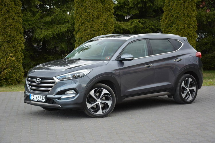Hyundai Tucson Premium Skóry biXenon Led BLIS Wentyl. Fotele Radar Navi Kamera AWD zdjęcie 3