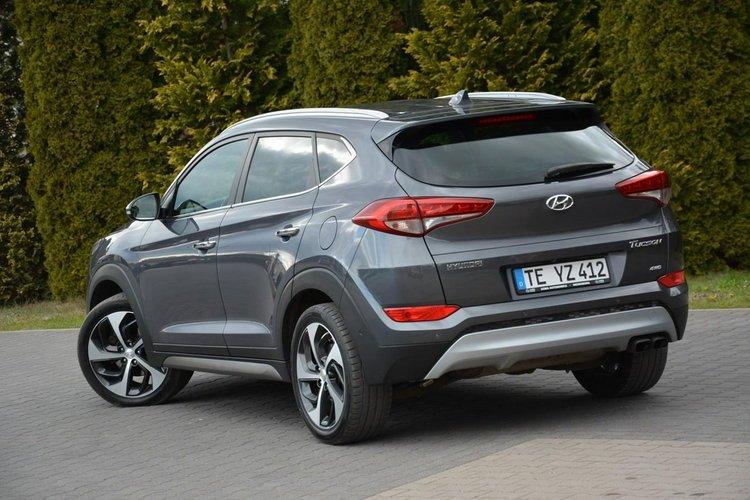 Hyundai Tucson Premium Skóry biXenon Led BLIS Wentyl. Fotele Radar Navi Kamera AWD zdjęcie 5
