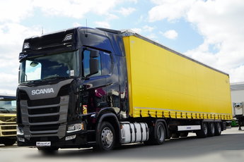 Scania S 500 / ZESTAW / MEGA / LOW DECK /  RETARDER / I-PARK COOL  / + KRONE FIRANKA / 