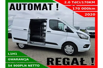 Ford Transit Custom L1H1 54900zł NETTO 2.0TdCi/170KM
