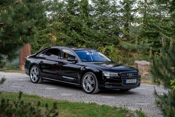 Audi A8 Long / 4.2 TDI V8 385KM / Salon Niemcy / B&O / Panorama / Bezwypadkowy