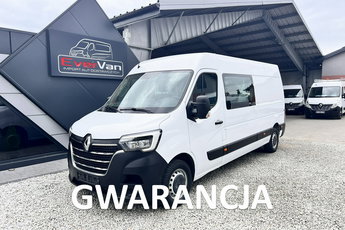 Renault Master max L3H2 7 osobowy brygadówka lift doka pełna opcja