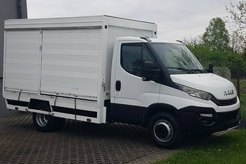 Iveco 70C18 KONTENER ROLETY BOK DO TRANSPORTU WODY 3.23x2.21x1.86
