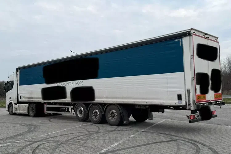 Orten naczepa specjalna kurtynowa firanka plandeka szybki dostęp długa long 37 palet zdjęcie 4