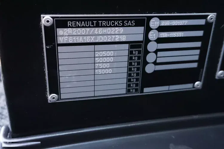 Renault T 460 / ACC / EURO 6 / SLEEPER CAB / RETARDER zdjęcie 11
