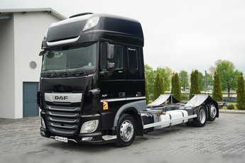 DAF XF 480 / BDF / 6X2 / SSC / KLIMA POSTOJOWA / DO PRZEWOZU KONTENERÓW / OŚ PODNOSZONA