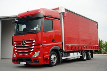 Mercedes -BENZ ACTROS 2545 / FIRANKA - 7.4 M / MEGA / 6x2 / OŚ PODNOSZONA / OŚ PODNOSZONA / WIELTON / 2021