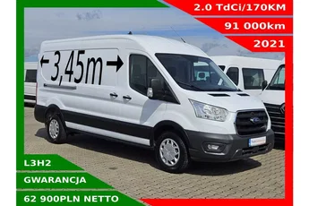 Ford transit L3H2 62900zł NETTO 2.0TdCi/170KM