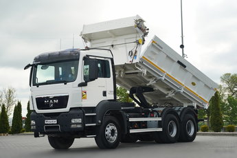 MAN TGS 33.360 / 6x4 / WYWROTKA / HYDROBURTA / MEILLER KIPPER / BORDMATIC / AUTOMAT  /  
