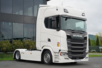 Scania S 530 / V8 / RETARDER / KLIMA POSTOJOWA / LOW DECK / SKÓRY /