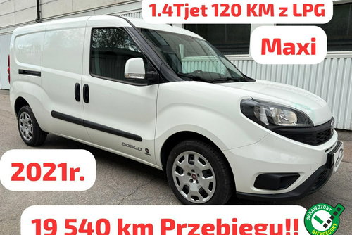 Fiat Doblo 1.4Tjet/120KM /3 osobowy /2021 r/Nowym LPG /przebieg 19 tys km