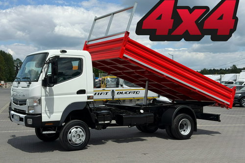 Mitsubishi Canter Fuso 4x4 9C18 3.0/175KM Wywrotka 3-stronna Klimatyzacja Reduktor DMC 9000kg Nowa Zabudowa UNIKAT Super Stan