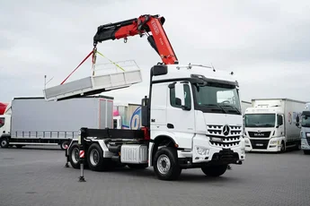 Mercedes AROCS / 2651 / 6 X 4 / FASSI F 455 / WYS. 14.6 M / PILOT