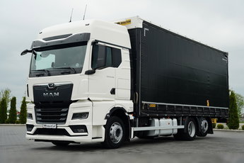 MAN TGX 26.480 / FIRANKA /  SOLÓWKA 7.75 M / OŚ PODNOSZONA / AUTOMAT / KAMERA / NAVI 