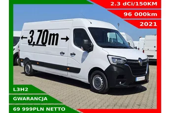 Renault Master L3H2 69999zł NETTO 2.3dCi/150KM