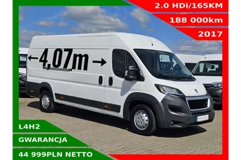 Peugeot boxer L4H2 44999zł NETTO 2.0 HDi/165KM