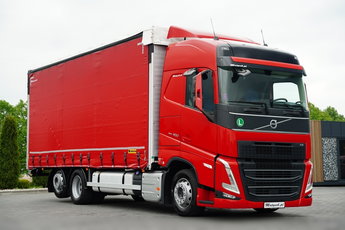 Volvo FH 460 / FIRANKA 7.4 M / I-SAVE / KLIMA POSTOJOWA / OŚ PODNOSZONA / SKRĘTNA /  / PLANDEKA ZBROJONA