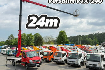 Mercedes Sprinter Zwyżka Podnośnik Koszowy VERSALIFT VTX-240 UDT Wysokość Podnoszenia 24m (Multitel MX 210 250 Versalift VTX 240) P7
