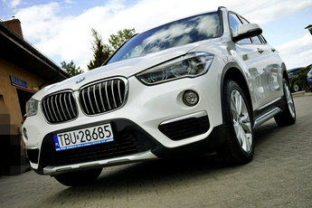 BMW X1 1, 5d NAVI, skóra, alu R18, panorama, 2017r.