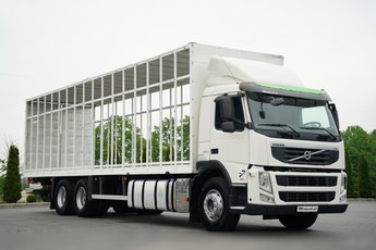 Volvo FM 380 / SOLÓWKA / 6X2 / DO PRZEWOZU ŻYWCA  /  DROBIU / WINDA 2 000 KG  /  