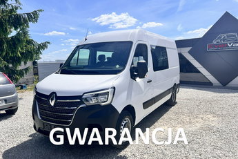 Renault Master L2H2 średniak 7-osobowy lift brygadówka doka pełna opcja 80tys km