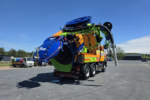 MAN Wiedemann SUPER 1000 6x6 WUKO RECYKLING do zbierania odpadów 6x6 WUKO asenizacyjny separator beczka odpady czyszczenie kanalizacja