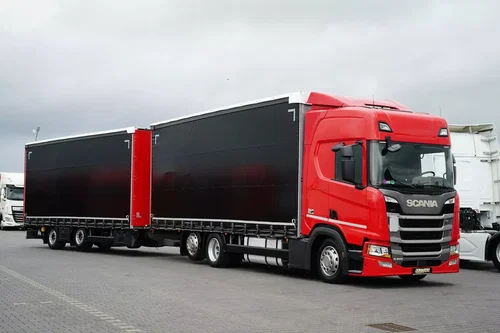 Scania R 450 / ACC / EURO 6 / ZESTAW PRZEJAZDOWY 120 M3 / RETARDER