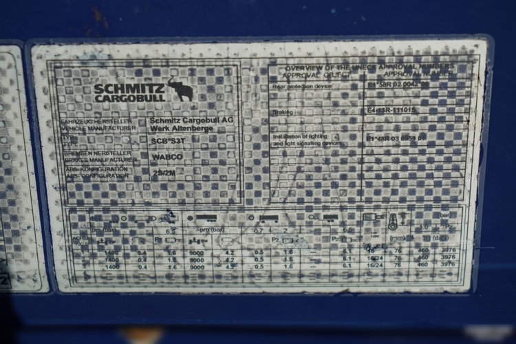 Schmitz FIRANKA VARIOS / PODNOSZONY DACH / OSIE /  zdjęcie 31