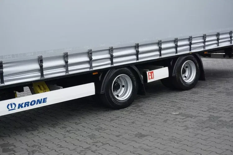 Krone TANDEM / FIRANKA / 19 PALET / DŁ. 7.75 M zdjęcie 8