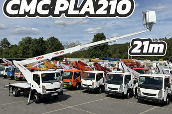 Nissan Cabstar Podnośnik Koszowy 21m CMC PLA 210 Zwyżka UDT Wumag GSR Multitel P7 6x4