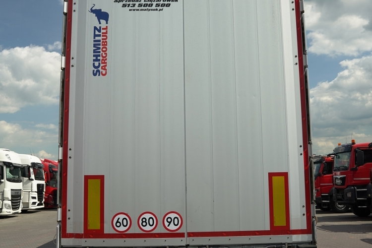 Schmitz -CARGOBULL / FIRANKA / OŚ PODNOSZONA / DACH PODNOSZONY / KOSZ NA PALETY  zdjęcie 12