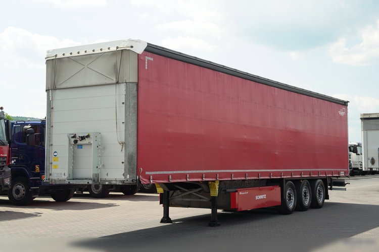 Schmitz -CARGOBULL / FIRANKA / OŚ PODNOSZONA / DACH PODNOSZONY / KOSZ NA PALETY  zdjęcie 3