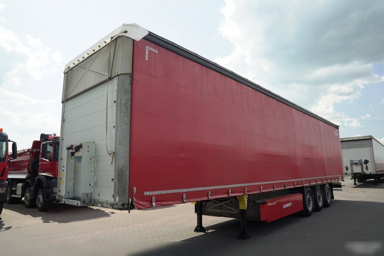 Schmitz -CARGOBULL / FIRANKA / OŚ PODNOSZONA / DACH PODNOSZONY / KOSZ NA PALETY  zdjęcie 4