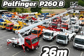 Nissan Cabstar Podnośnik Koszowy 26m Palfinger P260B + Pilot Zwyżka CMC Ruthmann P7 6x4
