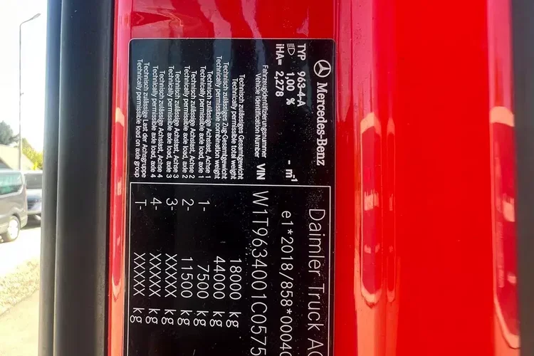 Mercedes ACTROS L poliftowy pokontraktowy zdjęcie 15