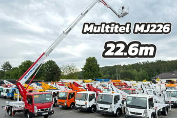 Nissan Cabstar Podnośnik Koszowy 22.6m Zwyżka MULTITEL MJ 226 UDT GSR Versalift P7 6x4
