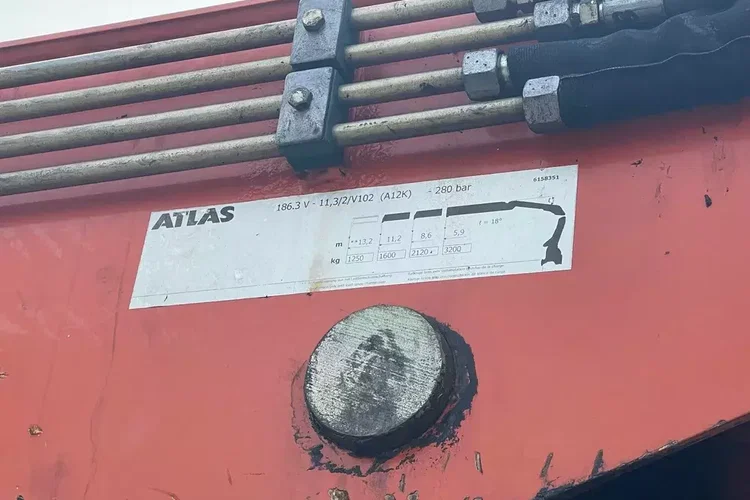 Mercedes Arocs 2545, HDS ATLAS 186.3 - PILOT zdjęcie 9