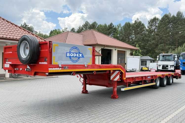 BODEX NN3J Ładowność: 26.500kg 3osie SAF Przednia Podnoszona WABCO Poszerzenia Waga 9000kg 2021r Niskopodwoziowa Laweta Kassbohrer zdjęcie 13