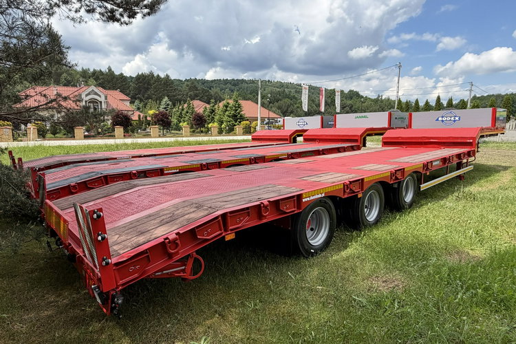 BODEX NN3J Ładowność: 26.500kg 3osie SAF Przednia Podnoszona WABCO Poszerzenia Waga 9000kg 2021r Niskopodwoziowa Laweta Kassbohrer zdjęcie 16