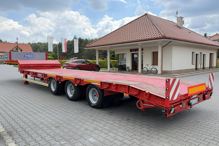 BODEX NN3J Ładowność: 26.500kg 3osie SAF Przednia Podnoszona WABCO Poszerzenia Waga 9000kg 2021r Niskopodwoziowa Laweta Kassbohrer zdjęcie 17