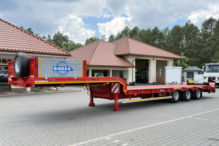 BODEX NN3J Ładowność: 26.500kg 3osie SAF Przednia Podnoszona WABCO Poszerzenia Waga 9000kg 2021r Niskopodwoziowa Laweta Kassbohrer zdjęcie 3