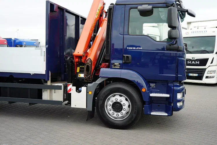MAN / TGM / 18.250 / ACC / E 6 / SKRZYNIOWY + HDS / PALFINGER PK 12002 / WYSIĘG 14 M / PILOT zdjęcie 20