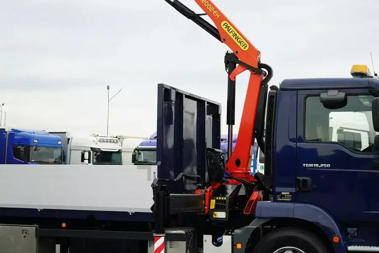 MAN / TGM / 18.250 / ACC / E 6 / SKRZYNIOWY + HDS / PALFINGER PK 12002 / WYSIĘG 14 M / PILOT zdjęcie 23