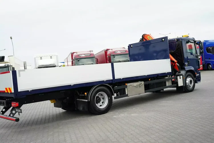 MAN / TGM / 18.250 / ACC / E 6 / SKRZYNIOWY + HDS / PALFINGER PK 12002 / WYSIĘG 14 M / PILOT zdjęcie 40