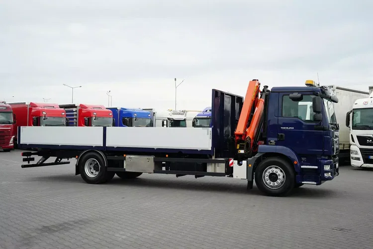 MAN / TGM / 18.250 / ACC / E 6 / SKRZYNIOWY + HDS / PALFINGER PK 12002 / WYSIĘG 14 M / PILOT zdjęcie 6