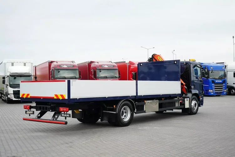 MAN / TGM / 18.250 / ACC / E 6 / SKRZYNIOWY + HDS / PALFINGER PK 12002 / WYSIĘG 14 M / PILOT zdjęcie 7