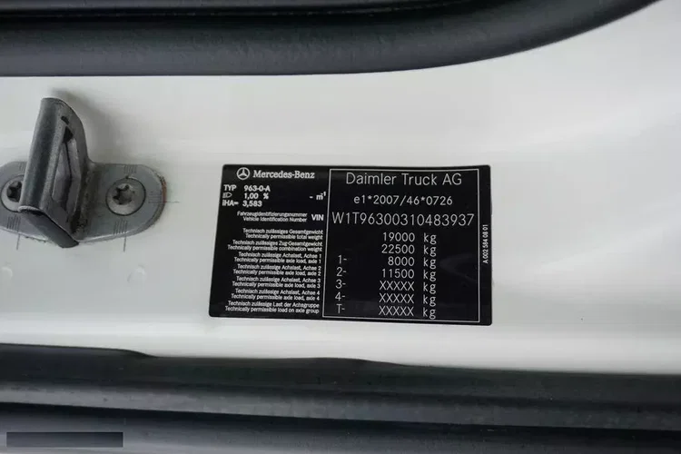 Mercedes ACTROS / 1830 / E 6 / MP 5 / KONTENER + WINDA / 16 PALET zdjęcie 11