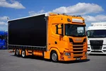 Scania / S 500 / ACC / E 6 / FIRANKA / 19 PALET / RETARDER / OŚ SKRĘTNA / PEŁNA OPCJA zdjęcie 2
